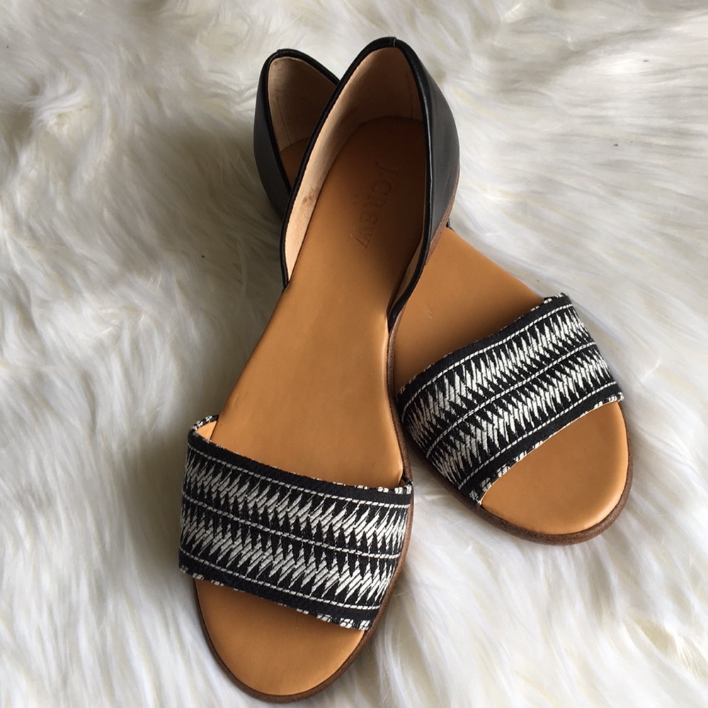 J. Crew Factory • D’Orsay Slides - Picture 2 of 6